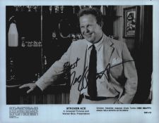 Ned Beatty signed 10x8 inch Stroker Ace black and white movie still photo. Good condition. All