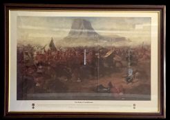 The Battle of Isandlwana 42x30inch framed and mounted print. The Battle of Isandlwana on 22
