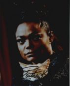 Eartha Kitt signed 10x8 inch colour photo. Good condition Est.