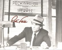 Peter Falk signed 10x8 inch black and white photo. Good condition Est.