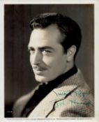 John Howard signed 10x8 inch black and white vintage photo. Good condition Est.