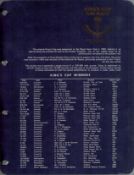 FDC Royal Air Force Museum signed collection celebrating the 50th Anniversary of the Kings Cup Air