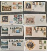 Benham FDC collection all stamped and post marked. Subjects include The National Trust for