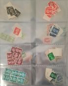 Large Stamp collection presented in a folder all with post marks. May yield good value. Good