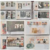 Benham FDC collection all gilded with 22 Carat Gold approx 50+ covers. Subjects include The