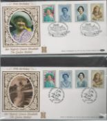 Benham FDC collection 60+ covers all gilded with 22 Carat gold subjects include Hamstreet Kent The