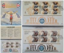 Benham FDC collection all gilded with 22 Carat Gold approx 60+ covers of the 2012 Olympic and