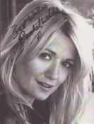 Rachel Wilde signed 6x4 inch black and white promo photo. Good condition Est.