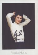 Paula Hans signed 6x4 inch colour promo photo. Good condition Est.