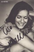 Lisa Martinek signed 6x4 inch black and white promo photo. Good condition Est.