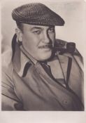 Garry Marsh signed 6x4 inch vintage black and white photo. Signature a little faded. Good