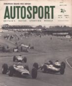 European Grand Prix Report Autosport vintage magazine dated 17th July 1964. Good condition Est.
