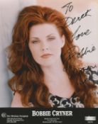 Bobbie Cryner signed 10x8inch colour promo photo. Dedicated. Music autograph. Good condition. All