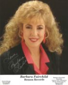 Barbara Fairchild signed 10x8inch colour promo photo. Music autograph. Good condition. All