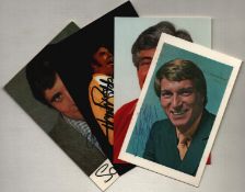 Male 60s singers signed collection. 4 photos Sacha Distel, Marty Wilde, Frankie Vaughan and 1 other.
