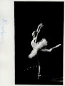 Maya Plisetskaya signed 9x8inch black and white photo. Good condition. All autographs come with a