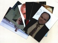 TV and Film collection 6, signed 6x4 inch black and white photos includes John Nettles, Trevor