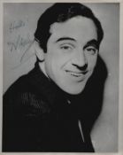 Anthony Newley signed 10x8inch black and white photo. Good condition. All autographs come with a