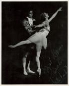 Merle Park - ballet dancer signed 10x8inch black and white photo. Good condition. All autographs