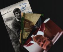 Dr Who signed collection. 4 photos various sizes. Michael Craig, Tom Edden, Ario Pedro and Tim