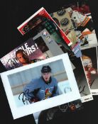 Ice Hockey signed Promo photo collection includes, Alex Reinhard, Tanner Richard, Stephane Richer