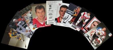 Ice Hockey collection 10, signed promo photos includes great names such as Brian Popp, Felix Potuin,