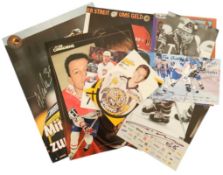 Ice Hockey signed Promo photo collection includes, Yannick Robert, Graig Rivet, Bruno Rogger and