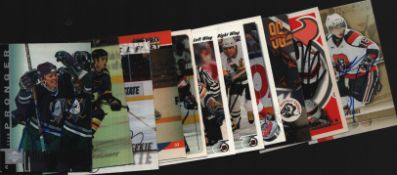 Ice Hockey signed trading card collection includes Sean Pronger, Marty Reasoner, Jow Reekie and