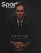 Petr Cech signed The Thinker Sport Magazine dated October 18 2013 signature on front cover. Good