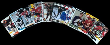 Ice Hockey collection 10, signed trading cards includes great names such as Pete Peters, Tom