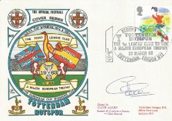 TOTTENHAM HOTSPUR 49 GOALS RECORD 1988 DAWN FIRST DAY COVER SIGNED BY CLIVE ALLEN. Good