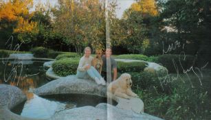 Patrick Swayze and Lisa Niemi signed poster, comes with One Last Dance poster and fan club