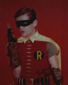 Burt Ward signed 10x8 inch Robin colour photo. Good condition. All autographs come with a