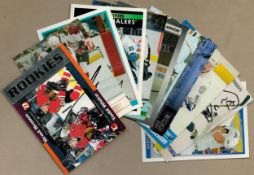 Ice Hockey signed trading card collection includes 10,cards great names such as HarijsVitolinsh,