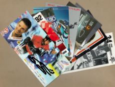 Ice Hockey collection 10, signed 6x4inch assorted promo photos includes great names such as John