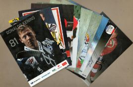 Ice Hockey collection 10, signed assorted colour promo photos includes great names such as Magnus