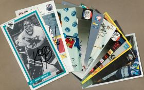 Ice Hockey collection 10, signed assorted colour promo photos includes great names such as Josh
