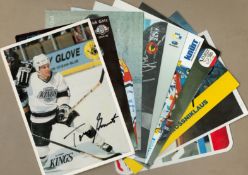 Ice Hockey collection 10, signed 6x4inch colour promo photos includes great names such as Tony