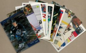 Ice Hockey signed trading card collection includes 10, great names such as Jarmo Kekalainen ,