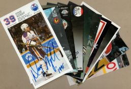 Ice Hockey collection 10, signed 6x4inch colour promo photos includes great names such as Marco