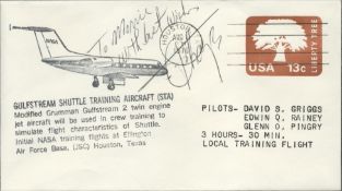 Astronaut Chang Diaz signed Gulfstream Shuttle Training Aircraft commemorative envelope PM Houston