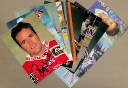 Ice Hockey collection 10, signed 6x4inch colour promo photos includes great names such as Markus