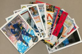 Ice Hockey signed trading card collection includes 10, great names such asWayne Gretzky, Adam
