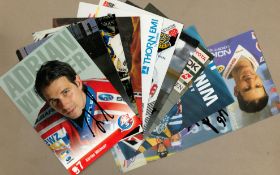 Ice Hockey collection 10, signed 6x4inch colour promo photos includes great names such as Andreas