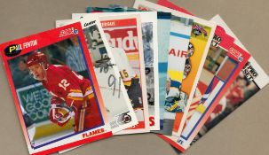 Ice Hockey signed trading card collection includes 10, great names such as Mike Foligno, Bryan