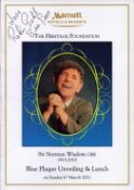 Robin Gibb, CBE signed card. 'Bee Gees' Was a British singer and songwriter. Good condition Est.