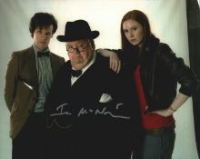 Ian Mcniece signed 10x8inch Dr Who colour photo. Good condition Est.