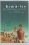 Daniel Radcliffe signed 'December boys' film poster 17x11 inch in size. Good condition Est.