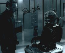 Peter Miles signed 10x8 inch black and white Dr Who photo. Good condition Est.