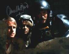 Clare Clifford signed 10x8 inch Dr Who colour photo. Good condition Est.